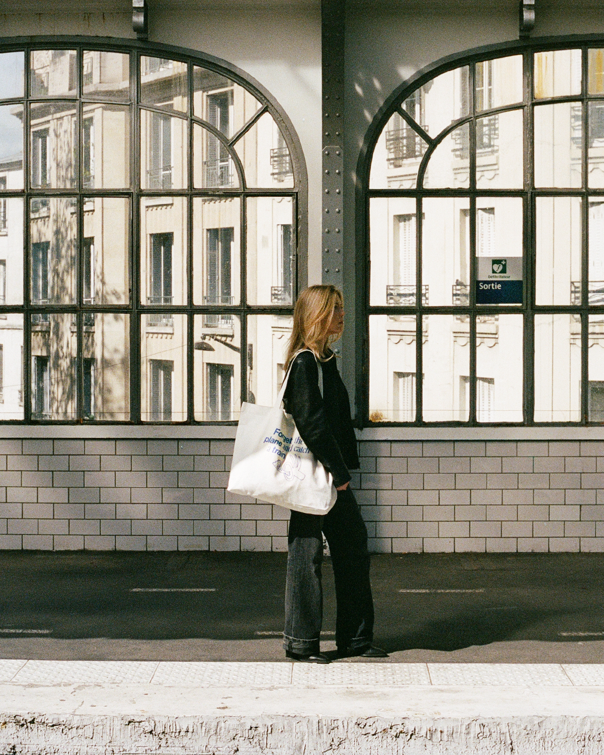 CATCH A TRAIN BAG (BLUE)