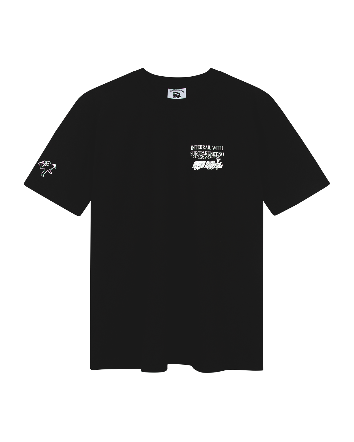 CATCH A TRAIN T-SHIRT (BLACK)